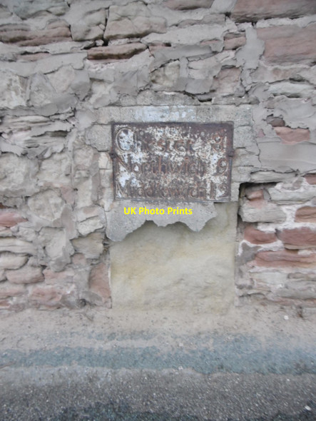 Photo 6"x4" Old Milestone by the former A54, Chester Road, Kelsall Kelsall c2017