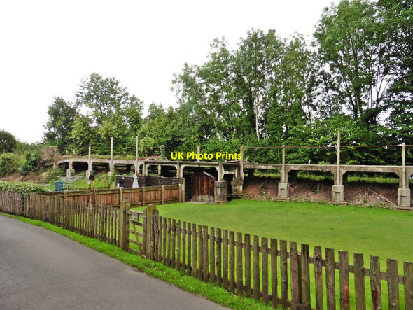 Photo 6"x4" Redundant Station platform at Bolham Tiverton\/SS9512 c2017