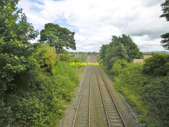 Photo 6"x4" Rainford, railway lines Rainford c2017