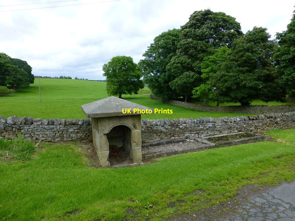 Photo 6"x4" The well and trough at Timble Timble c2017