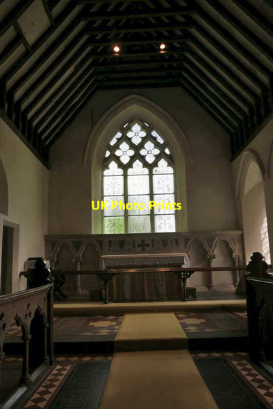 Photo 6"x4" Altar & Chancel Window Brightwell Baldwin c2017