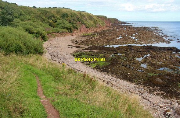 Photo 6"x4" Beach at Cowie Stonehaven c2017