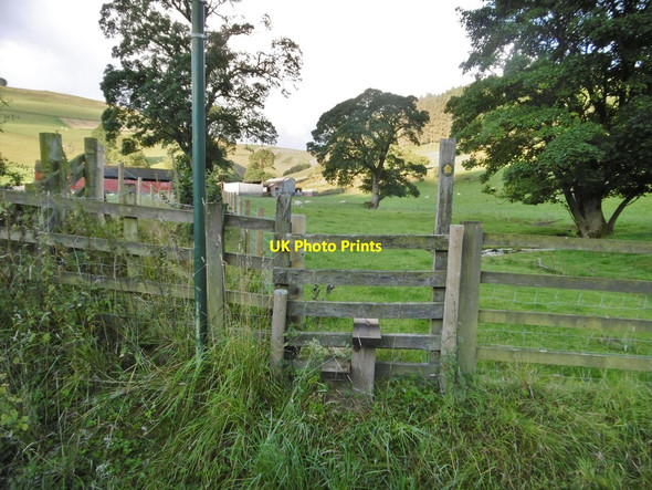 Photo 6"x4" Llanarmon Dyffryn Ceiriog, stile Llanarmon Dyffryn Ceiriog c2017