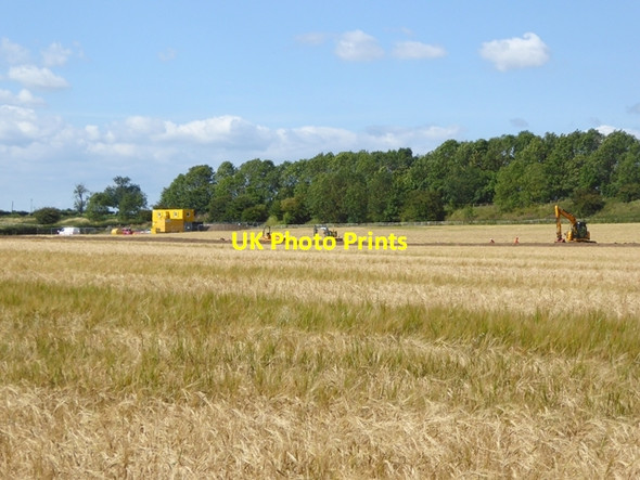 Photo 6"x4" Digging operations near Merrybent Merrybent c2017