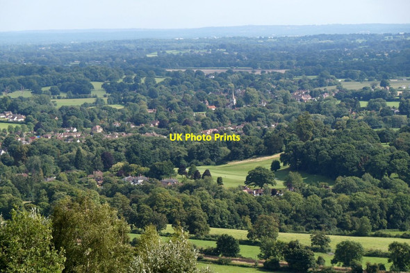 Photo 6"x4" Brockham from Box Hill Brockham\/TQ1949 c2017