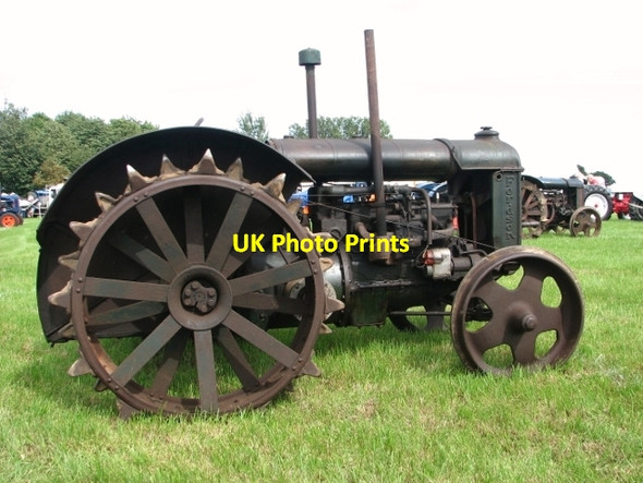 Photo 6"x4" Early 1900s Fordson F tractor Little London\/TG1823 c2017