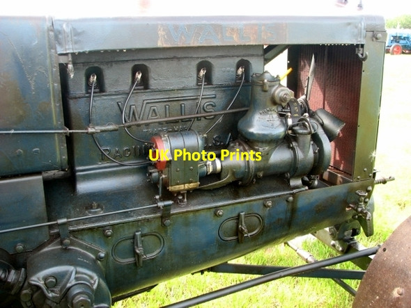 Photo 6"x4" Massey-Harris Wallis tractor - engine Little London\/TG1823 c2017