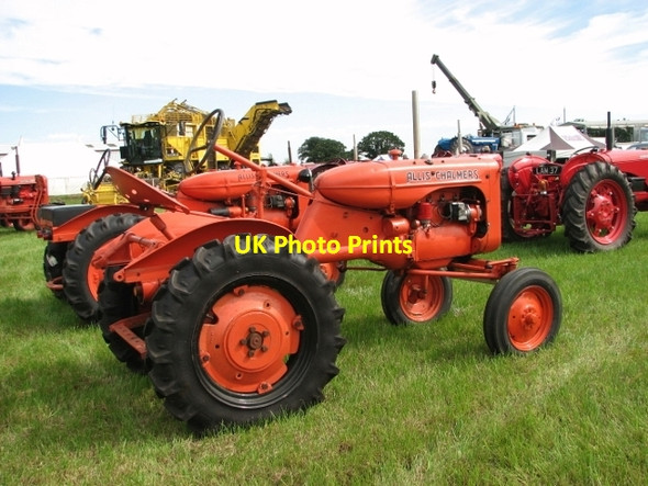 Photo 6"x4" Vintage Allis Chalmers tractor Little London\/TG1823 c2017