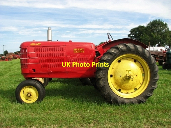 Photo 6"x4" Massey-Harris Twin Power 101 tractor Little London\/TG1823 c2017