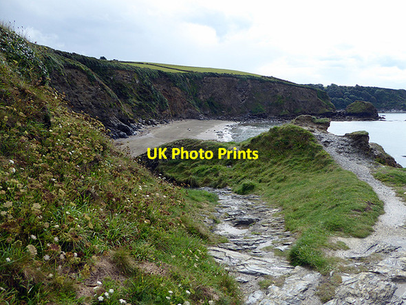 Photo 6"x4" Booley Beach Polkerris c2017