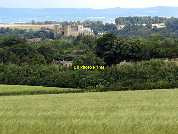 Photo 6"x4" Ripon Cathedral from Plumpton Lane Ripon c2017