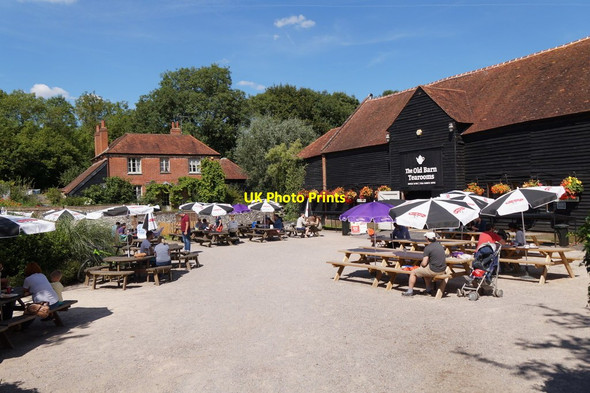 Photo 6"x4" The Old Barn Tearooms, Bocketts Farm, Fetcham Leatherhead c2017