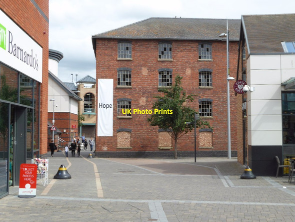 Photo 6"x4" Walkway through St Martin's Quarter Worcester c2017