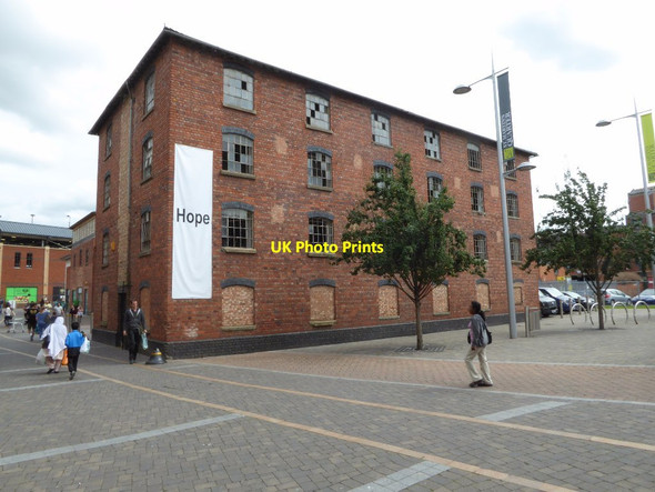 Photo 6"x4" Former factory in a shopping centre Worcester c2017