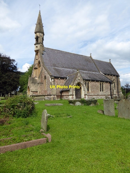 Photo 6"x4" Llandogo church Llandogo c2017