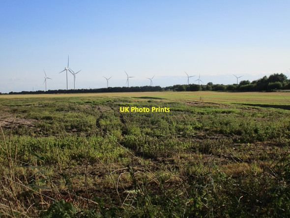 Photo 6"x4" View towards Tween Bridge wind farm Windsor\/SE7612 c2017