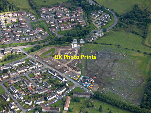 Photo 6"x4" Elderslie from the air Johnstone\/NS4362 c2017 P1
