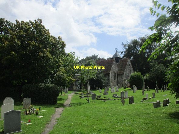 Photo 6"x4" Church of St. Peter and St. Mary, Fishbourne from the north east Chichester c2017