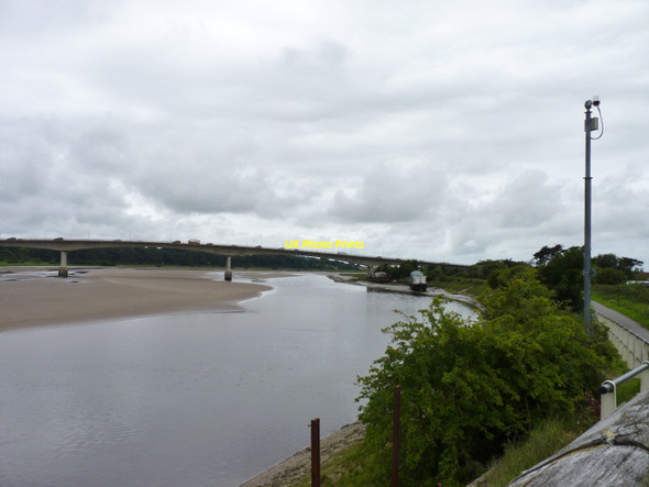 Photo 6"x4" River Taw and Taw Bridge Barnstaple c2017