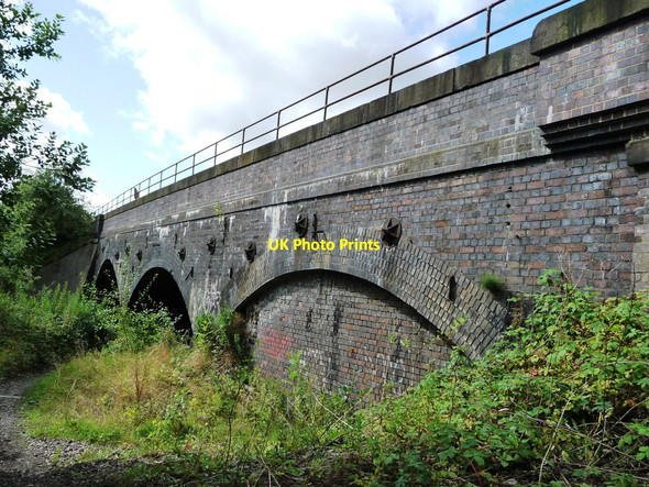 Photo 6"x4" Railway bridge, south of Pye Bridge Junction Jubilee\/SK4452 c2017