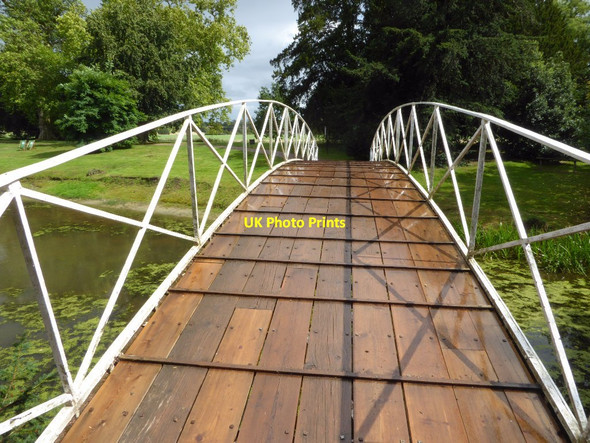 Photo 6"x4" Iron bridge in Croome Park High Green\/SO8745 c2017