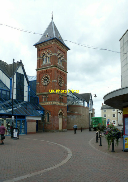 Photo 6"x4" Former Methodist chapel tower, Chapel Street, Stafford Stafford c2017