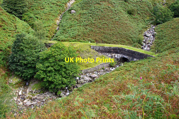 Photo 6"x4" Thirlmere Aqueduct crosses Greenhead Gill Grasmere\/NY3307 c2017