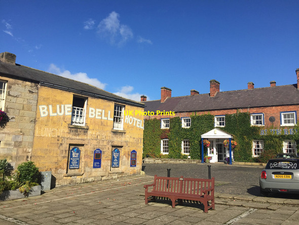 Photo 6"x4" The Blue Bell Hotel, Belford Belford\/NU1033 c2017