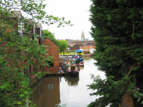Photo 6"x4" Worcester Marina, Lowesmoor Wharf, Worcester Worcester c2017