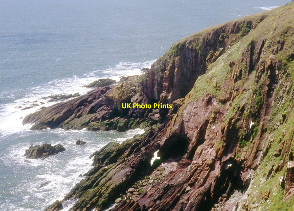 Photo 6"x4" The Flats near Red Berry Bay, Caldey Island Caldey Island\/Ynys Byr c1991