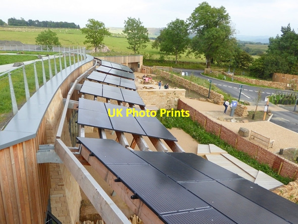 Photo 6"x4" Solar panels at the Sill Birkshaw\/NY7765 c2017
