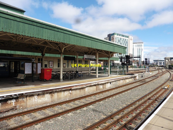 Photo 6"x4" East end, Cardiff Central Cardiff\/Caerdydd c2017