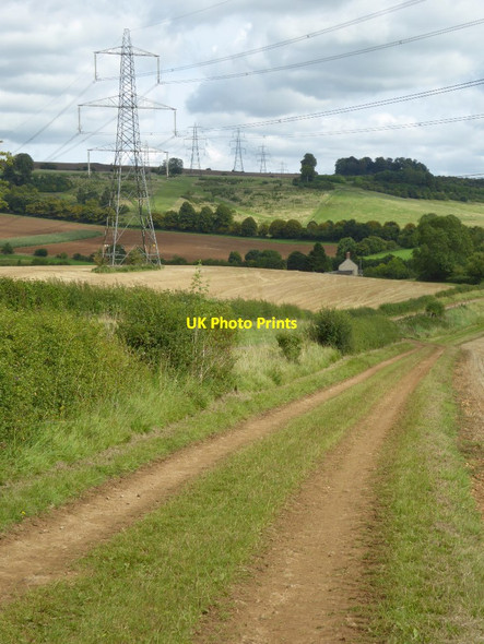 Photo 6"x4" Pylons and power cable, Cassey Compton Cassey Compton c2017