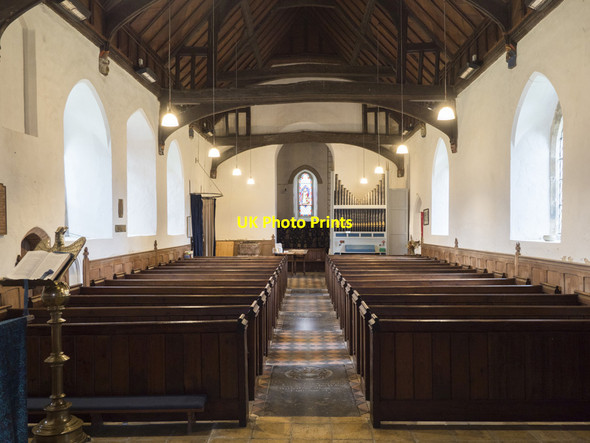 Photo 6"x4" St Mary, Great Henny - West end Great Henny c2017