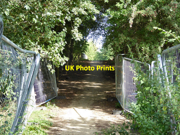 Photo 6"x4" Footpath from Balcombe Road to Copthorne Black Corner c2017