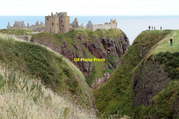 Photo 6"x4" View of Dunnottar Castle Kirktown of Fetteresso c2017