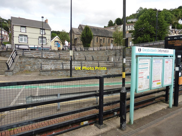 Photo 6"x4" View from Llanhilleth railway station Llanhilleth c2017