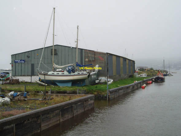 Photo 6"x4" Ynyslas Boatyard Ynys Tachwedd\/SN6093 c2017