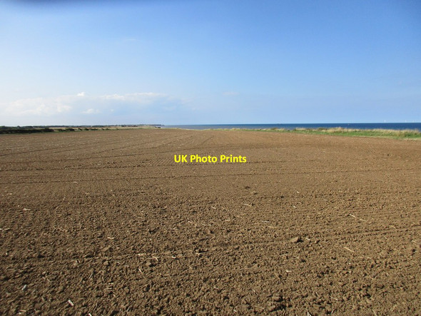 Photo 6"x4" Clifftop field at Holmpton Holmpton c2017