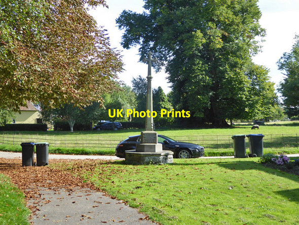 Photo 6"x4" War memorial, Bishopsbourne Bishopsbourne c2017