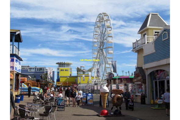 Photo 6"x4" Amusements on Clarence Pier Old Portsmouth c2016