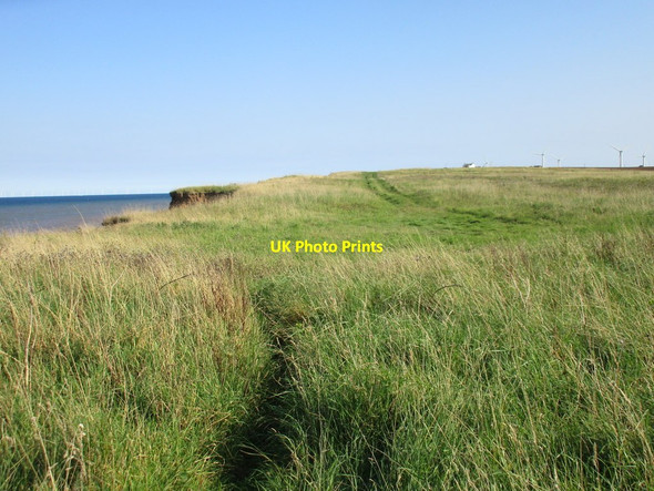 Photo 6"x4" Cliff top looking towards Balk Hill Out Newton c2017