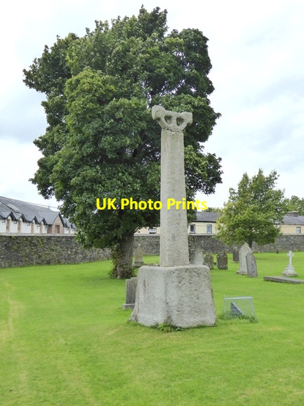 Photo 6"x4" Unusual cross Kildare c2017
