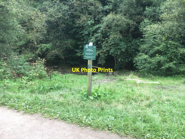 Photo 6"x4" Peak & Northern Footpaths Society sign #478 Ringinglow c2017