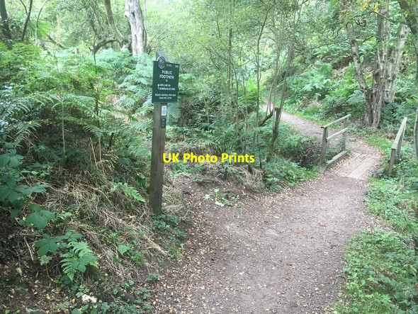 Photo 6"x4" Peak & Northern Footpaths Society sign # 479 Ringinglow c2017