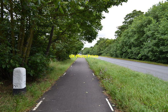 Photo 6"x4" Old Milestone Foxton\/TL4148 c2017