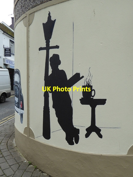 Photo 6"x4" Street corner mural Ballina\/R7072 c2017