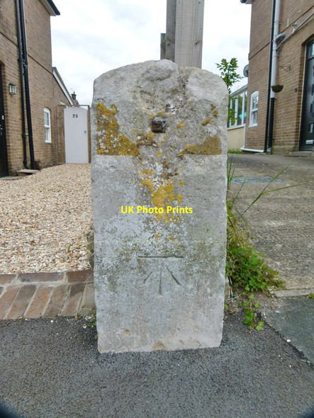 Photo 6"x4" Old Milestone by the B3143, Alington Road, Dorchester Dorchester\/SY6890 c2017