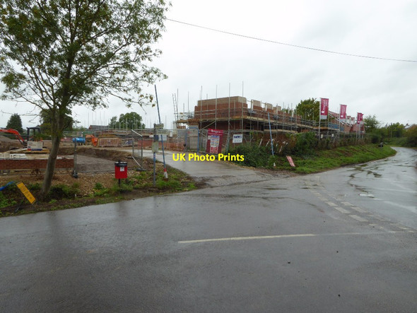 Photo 6"x4" Newland Homes under construction Twyning Green c2017