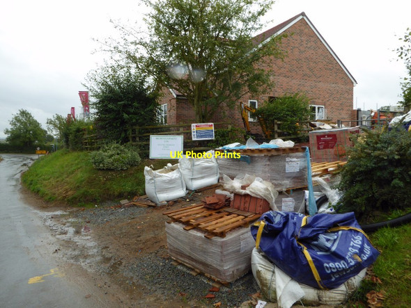 Photo 6"x4" Building site on Downfield Lane Twyning Green c2017